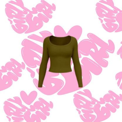 Soft Girl Olive Set