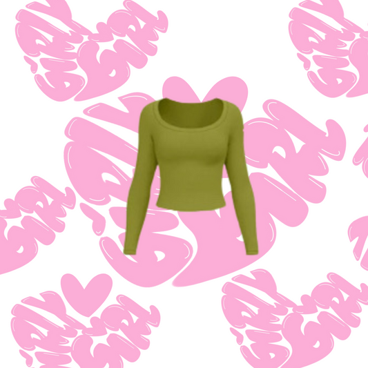 Avocado Soft Girl Set