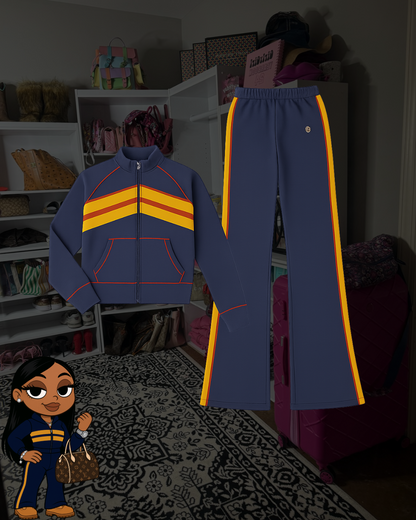 Golden Hour Waffle Set (jacket + pants)