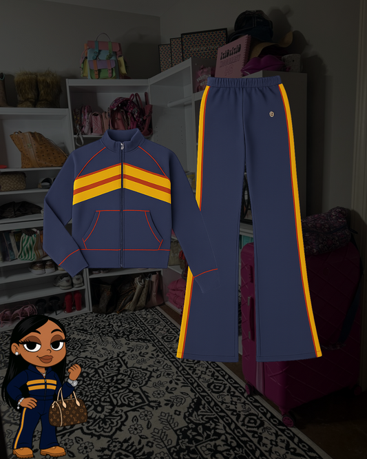 Golden Hour Waffle Set (jacket + pants)