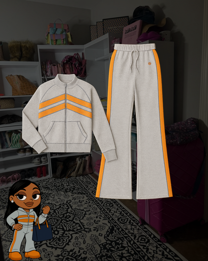 Frosted Honey Waffle Set (jacket + pants)